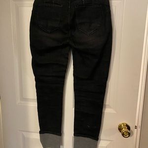 YMI Black Skinny Cropped Jeans